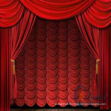 china manufacture fiber optic lighting stage curtain